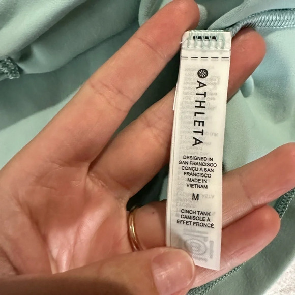 Athleta Cinch Tank Top Reef Green - Medium - Picture 4 of 8